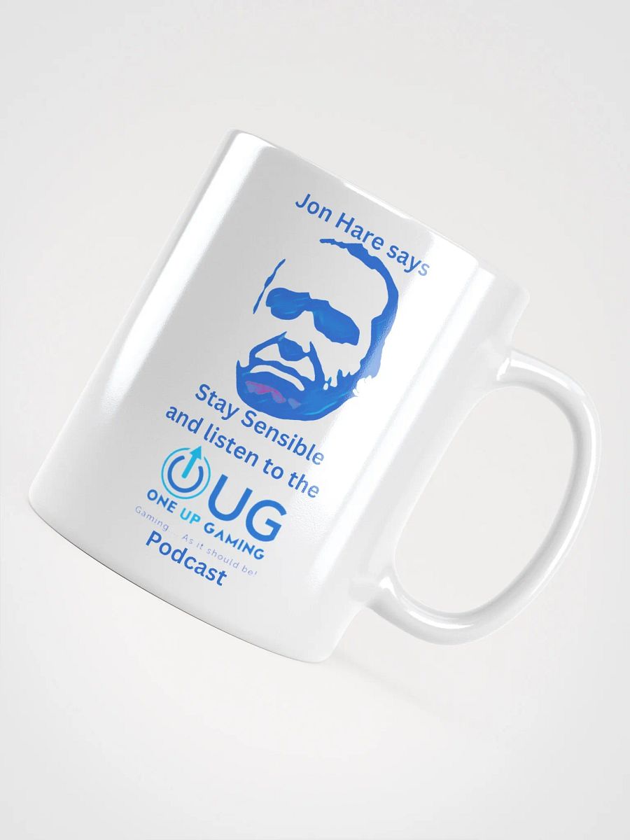 Jon Hare Podcast Blue Mug product image (4)