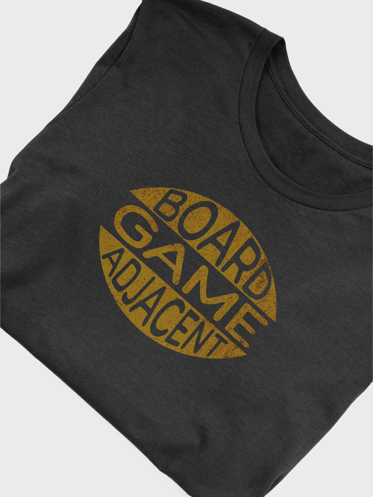 Grunge Board Game Shirt, Nerdy T-shirt for Board Gamers, Black, Board Game Adjacent product image (8)