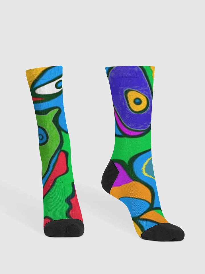 Vibrant Fusion Crew Socks product image (2)
