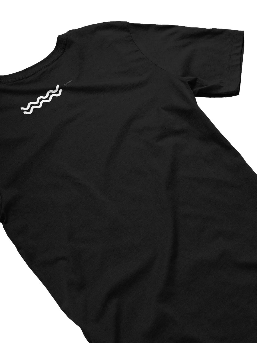Whimsical Creamy Wave Print T-Shirt product image (38)