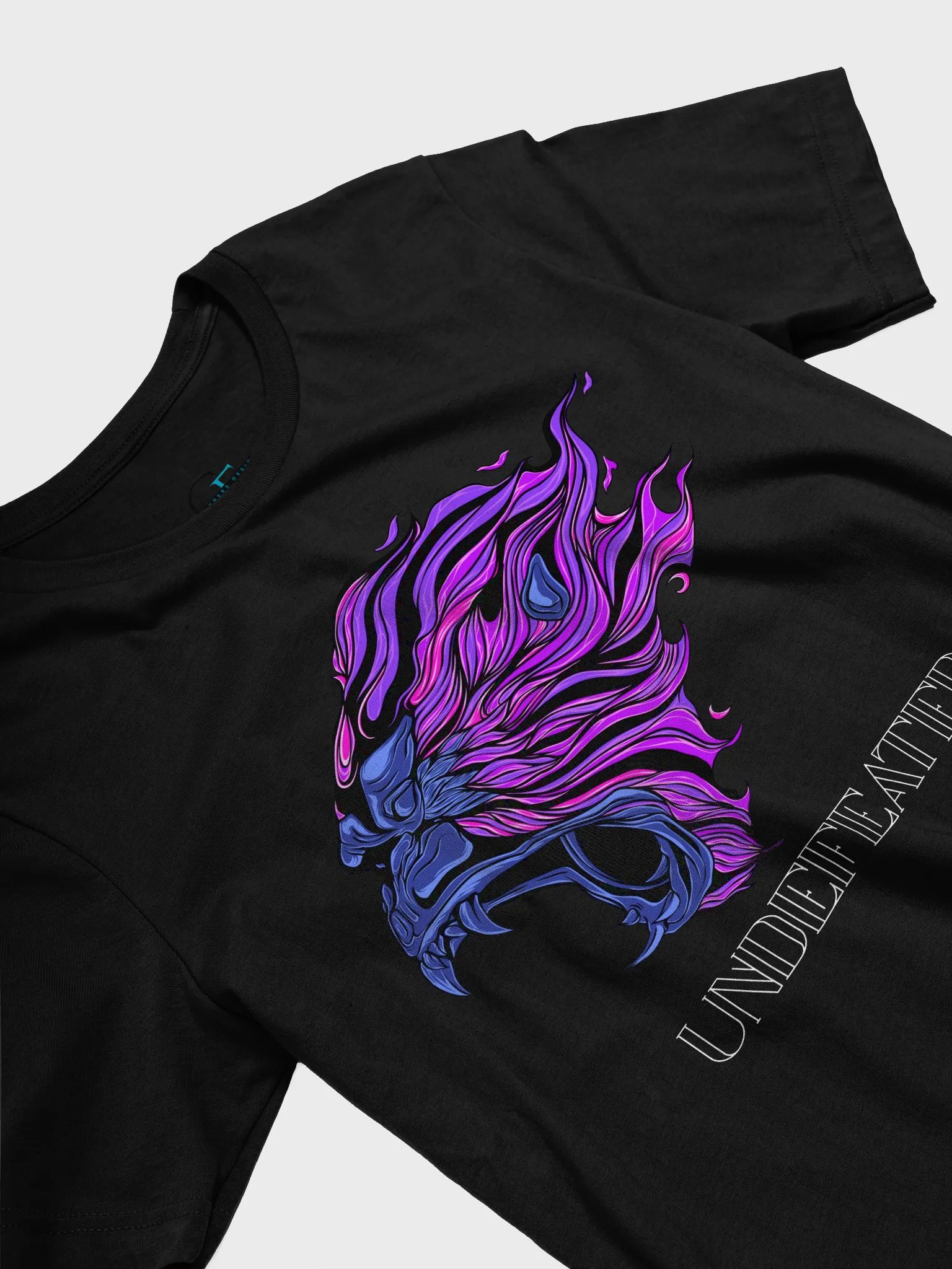 Vibrant Purple Gorilla Head "UNDEFEATED" Tee | Bella + Canvas 3001 Unisex Shirt product image (25)