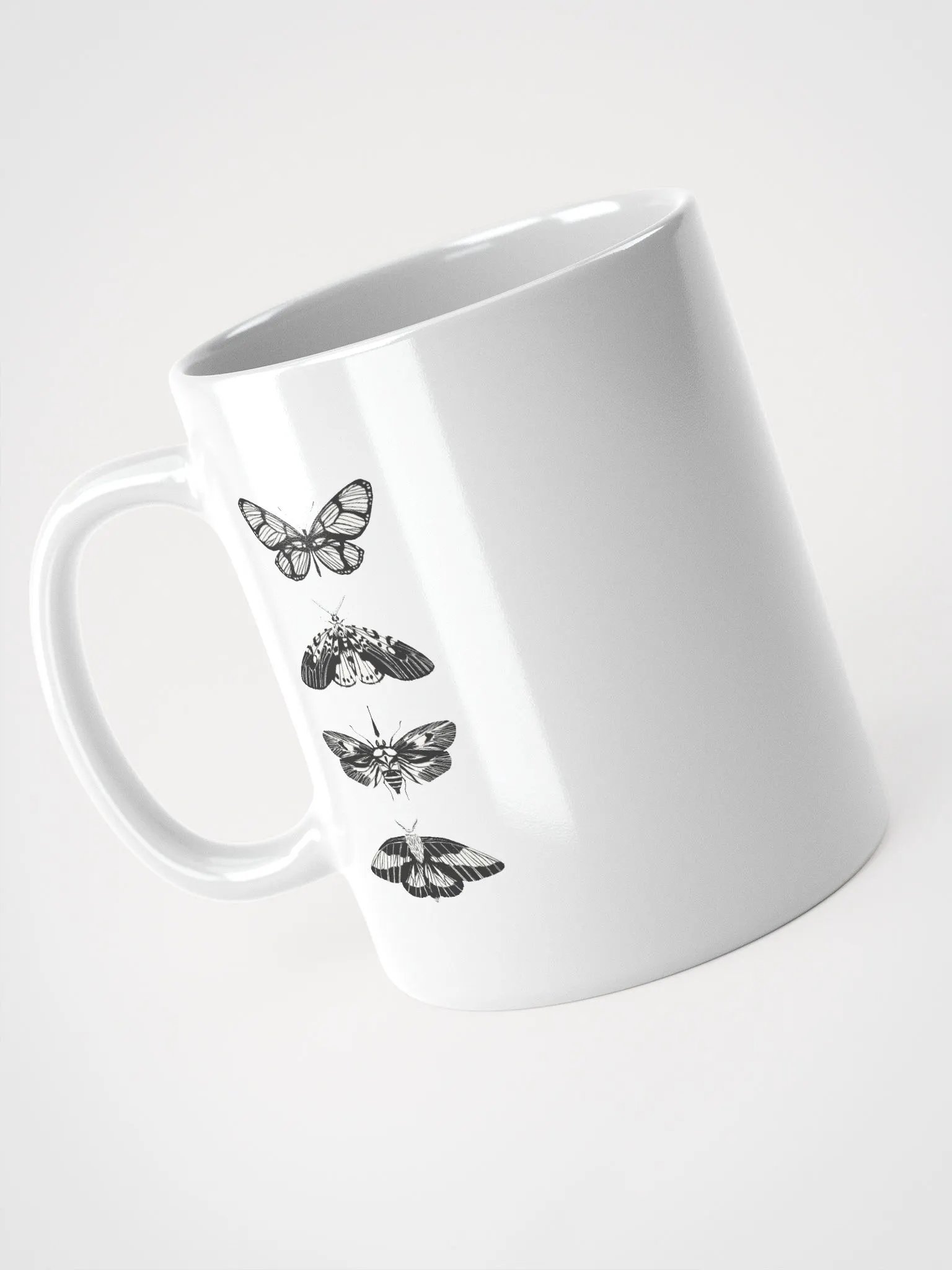 Monochrome Butterfly Bliss Mug product image (2)
