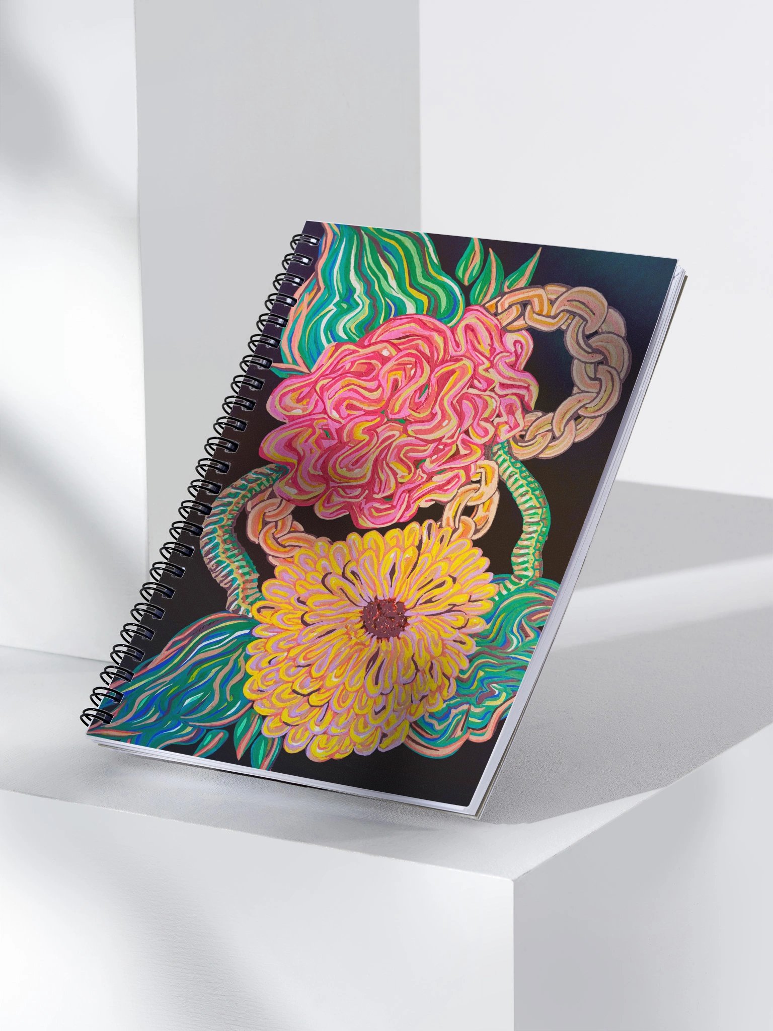 Flowers & Chains 1 Spiral Journal product image (3)