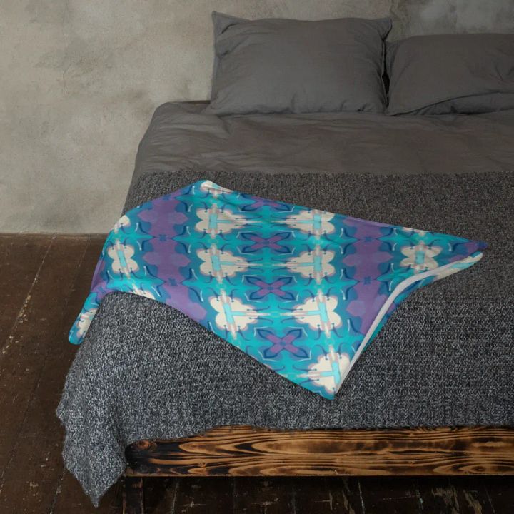 Hearts & Crosses Throw Blanket product image (2)