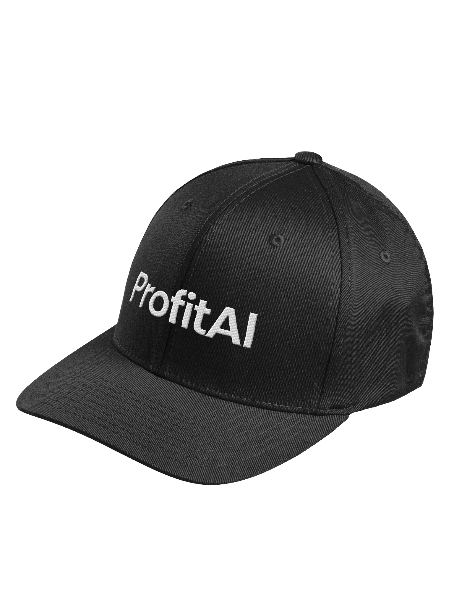 ProfitAI Structured Fitted Cap - Black product image (2)