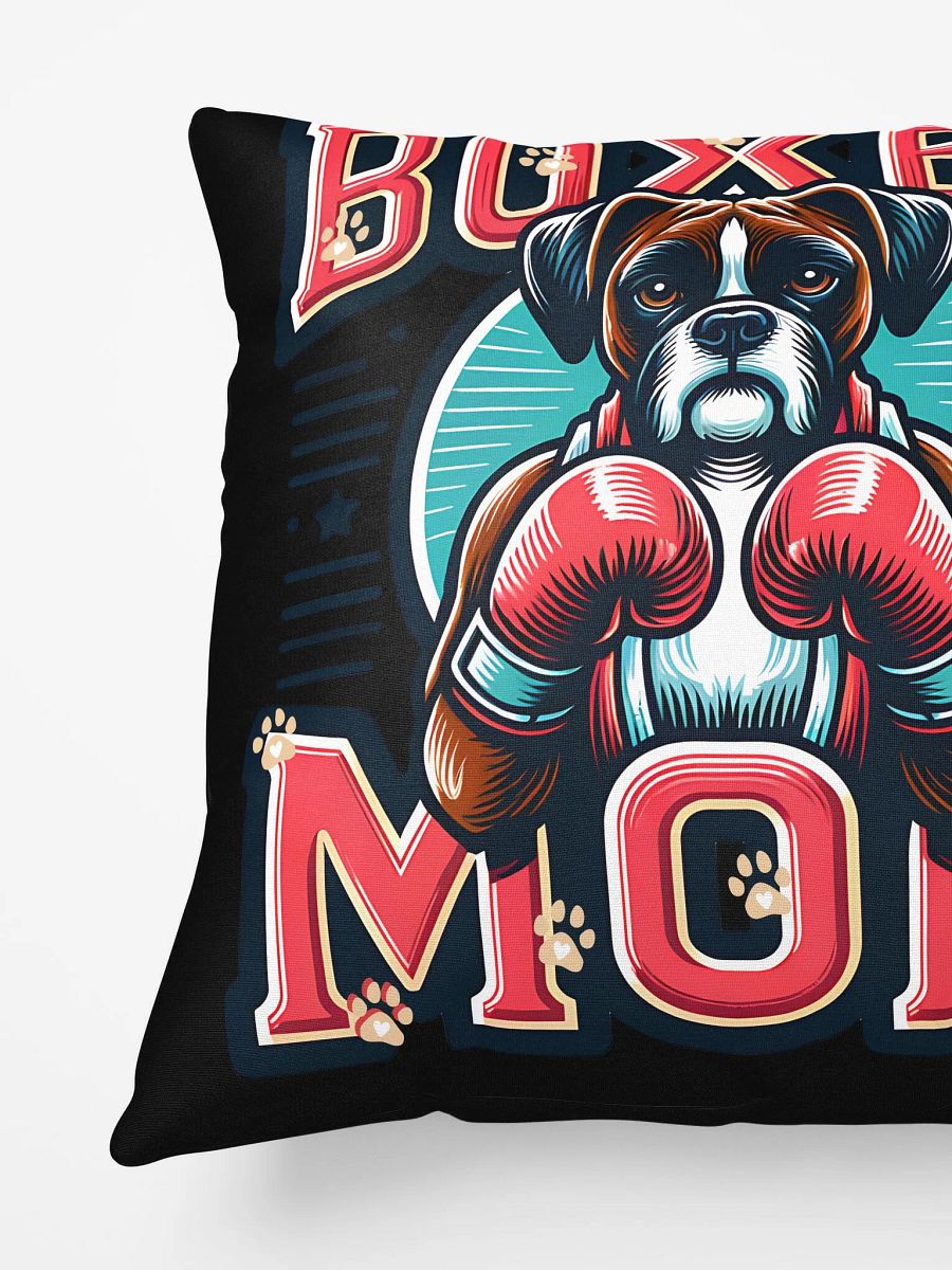 Boxer Mom Pillow: Boxer Dog with Boxing Gloves Design product image (4)