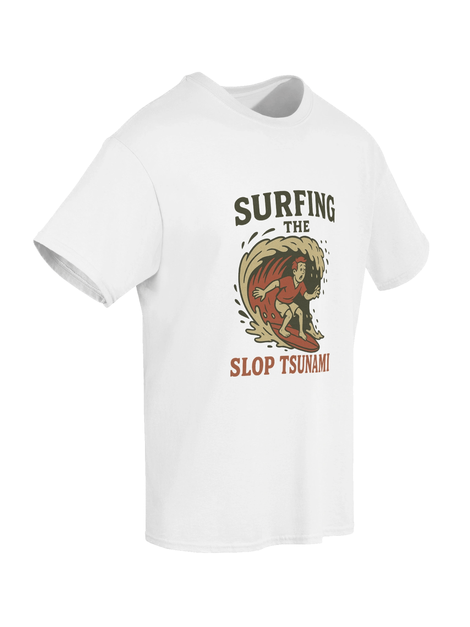 Surf the Slop Tsunami T-Shirt product image (6)