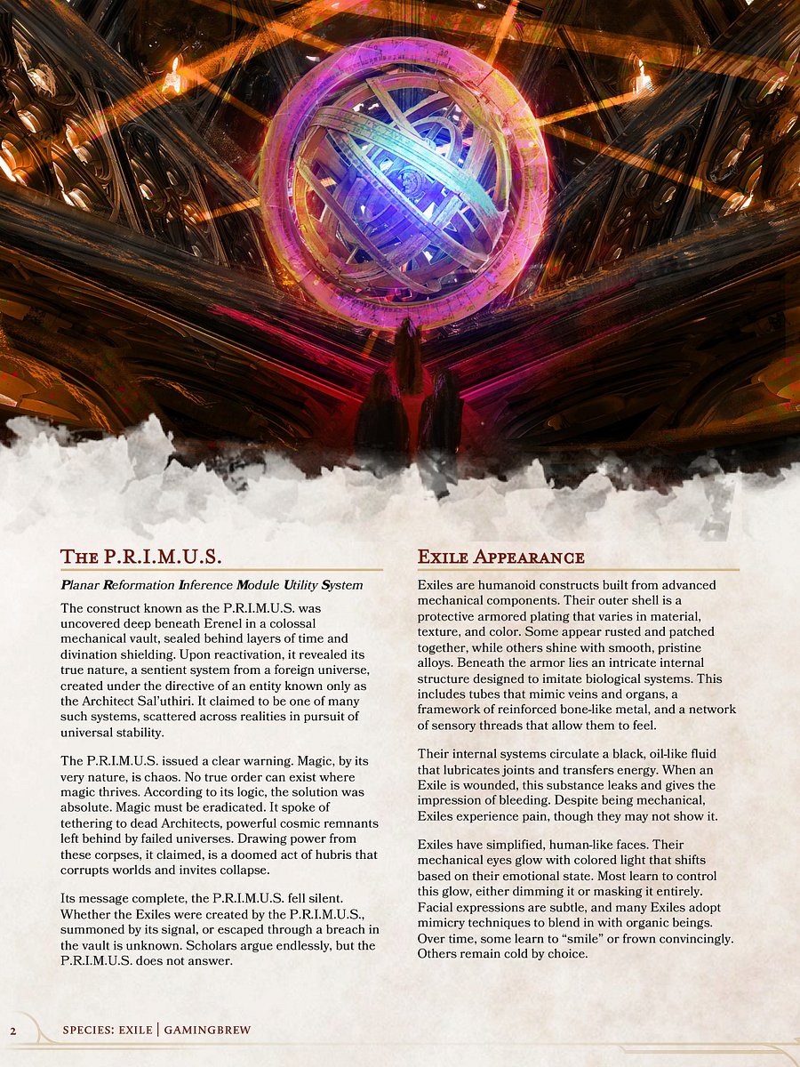 Exile | 5E Species product image (3)