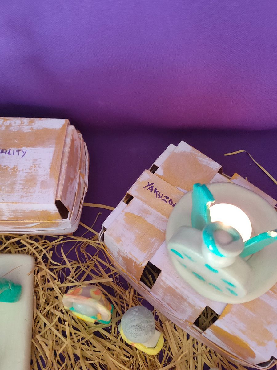 Presépio Voz Divina, decoração natalícia, peça religiosa, gratidão, Sagrada Família product image (7)