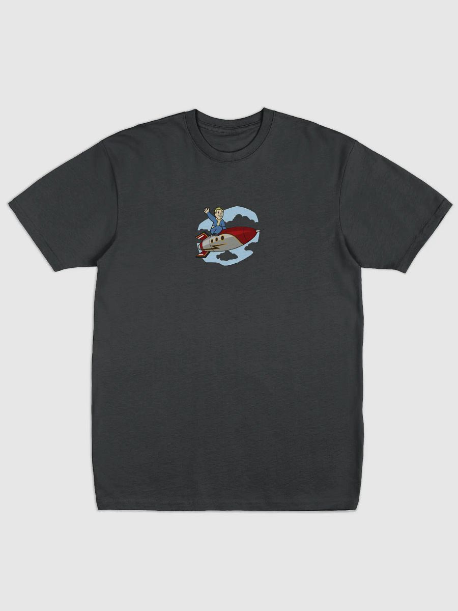 Fallout 76 Rocket Vault Boy Vault-Tec T-Shirt product image (1)