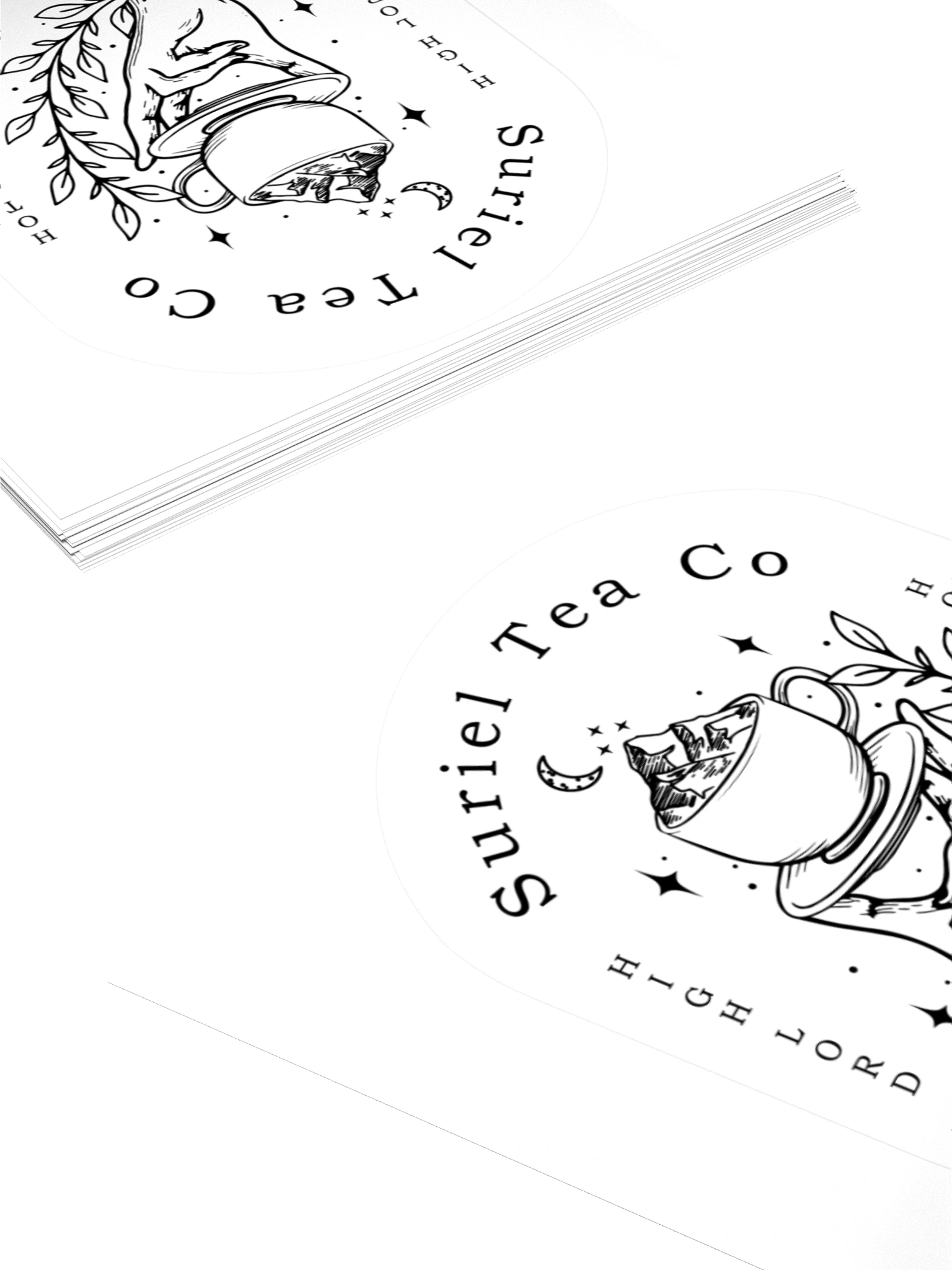 The Suriel Tea Co Suriel Tea Company Spill The Tea Velaris ACOTAR Symbol Sticker 1WH1 product image (3)