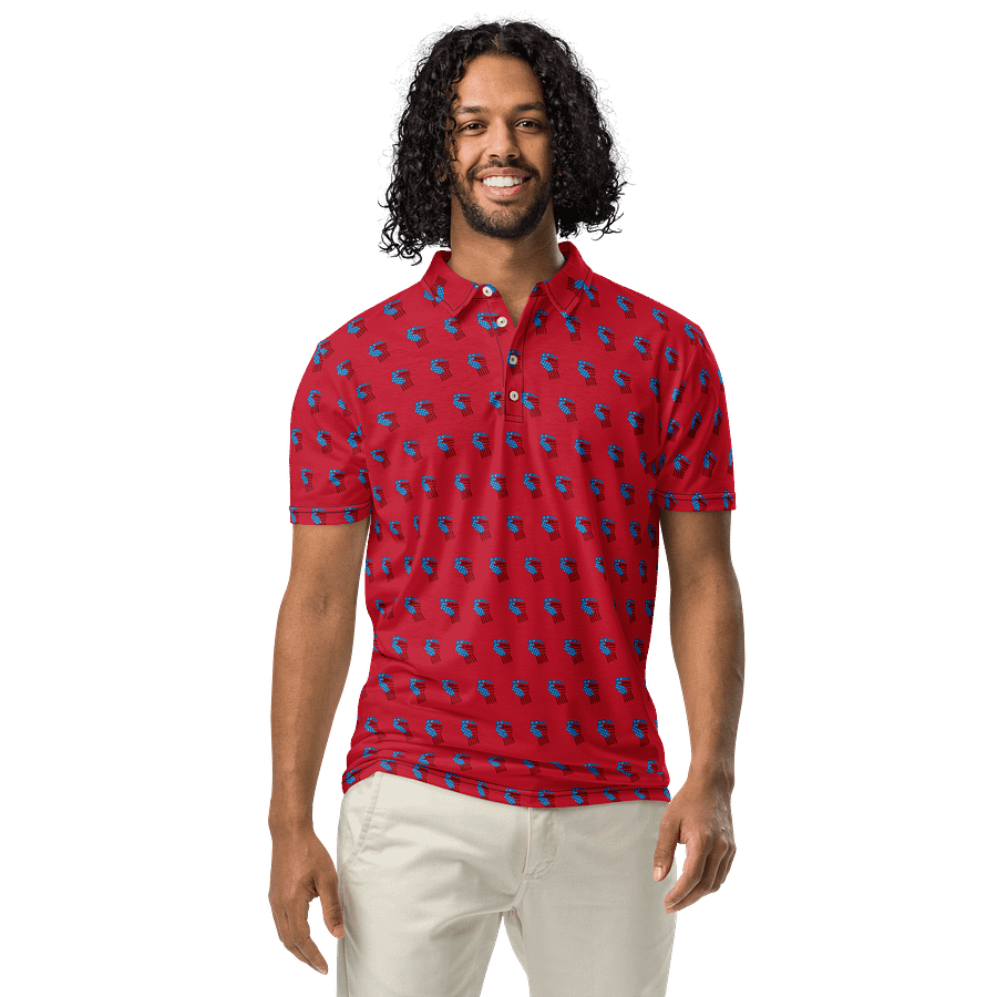TFOT SlimFit America 1st Red Fist Polo Shirt product image (4)