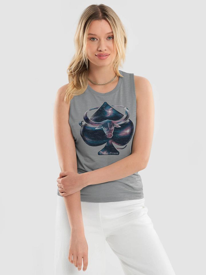 Cosmic Bull And Spade flowy muscle tank product image (1)