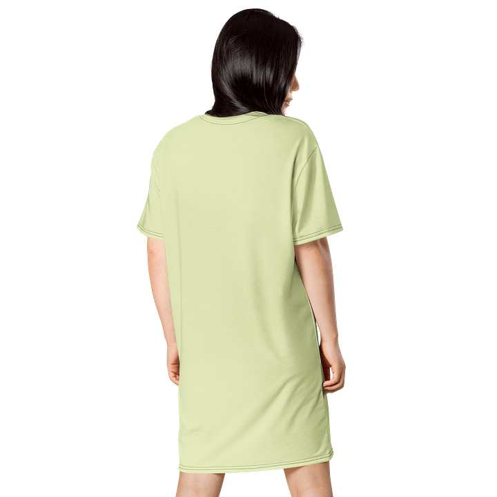 Oversized T-Shirt Dress - Crisp Snow Flurry, Sizes 2XS-6XL product image (2)