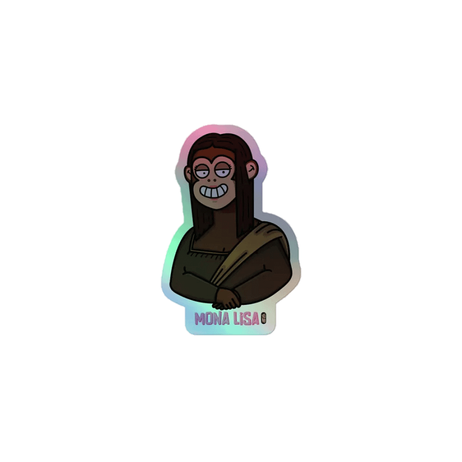 Mona Lisa - Sticker (Holographic Kiss Cut) product image (1)