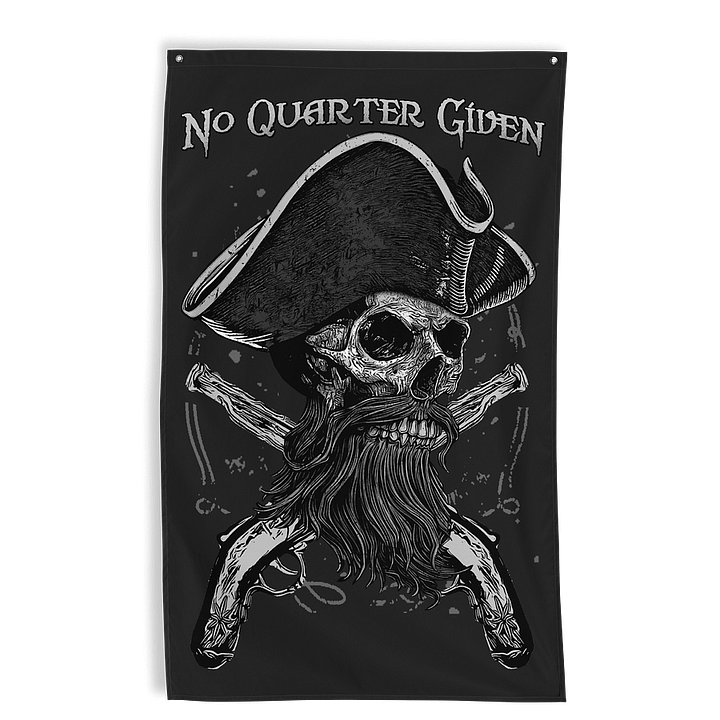 No Quarter Wall Flag product image (1)