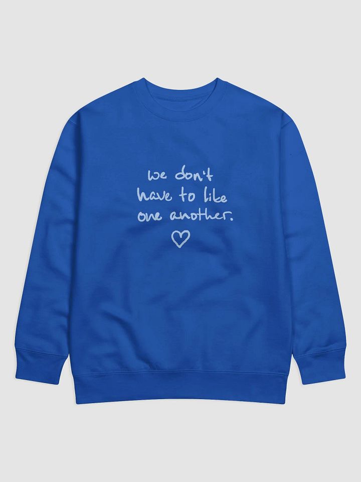 ONE ANOTHER (light blue design) Printed Premium Cotton Crewneck product image (21)