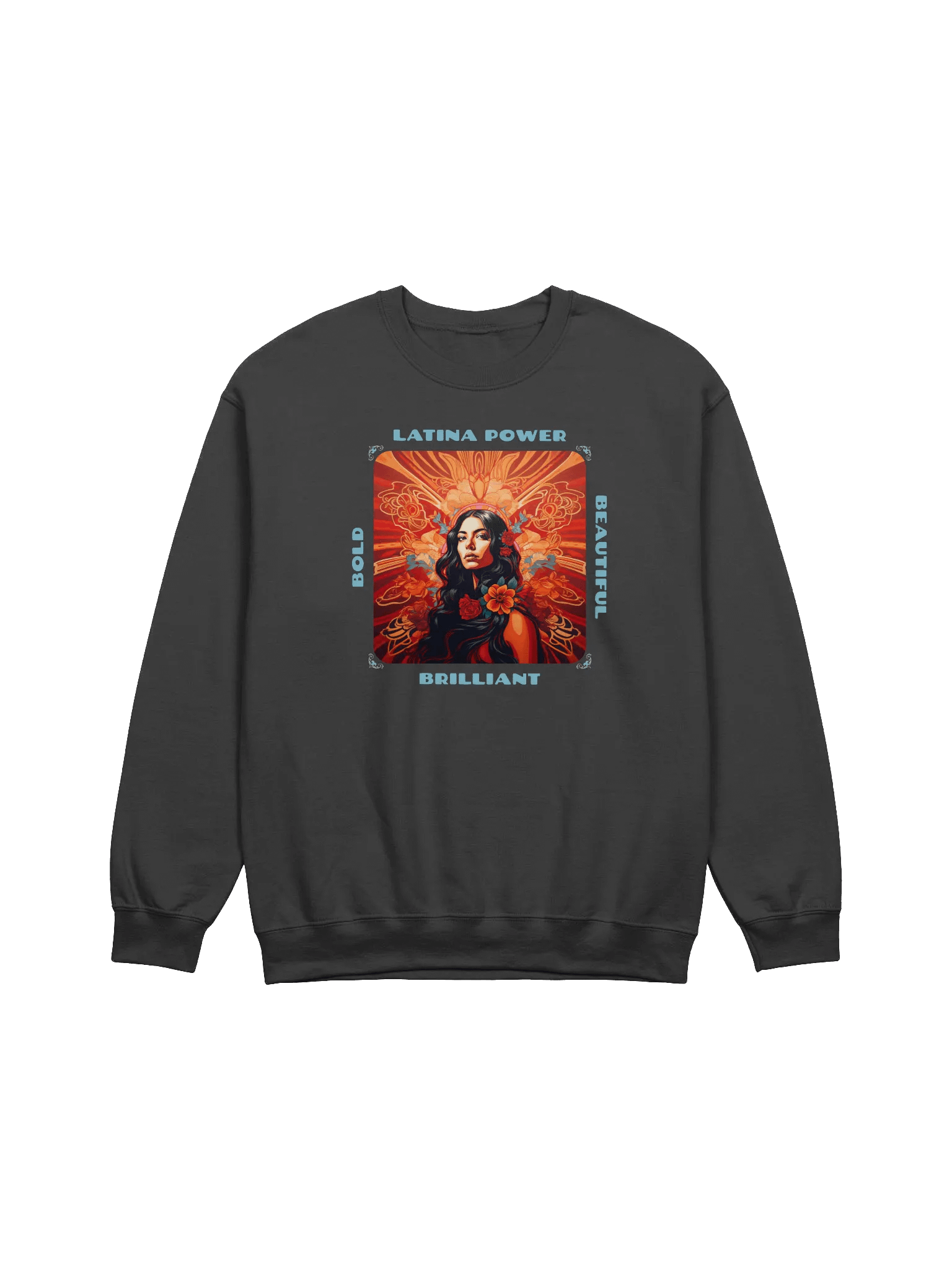 Latina Power Floral Crewneck Sweatshirt product image (9)