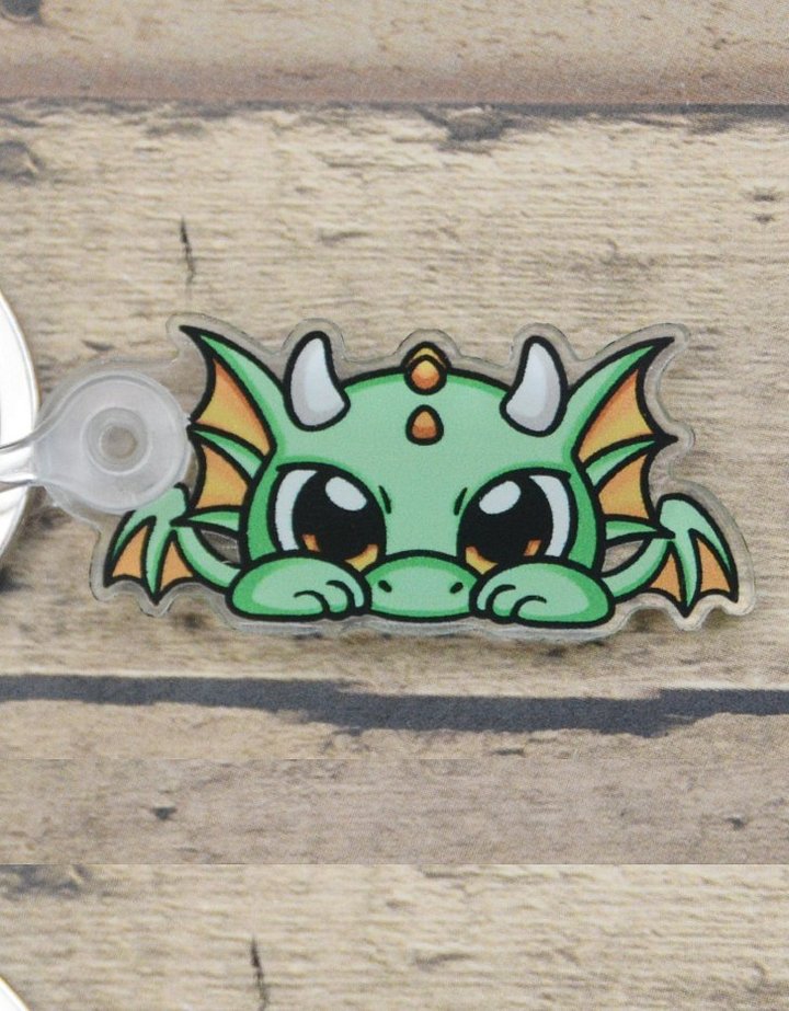 Dragon Peek Keychain product image (1)