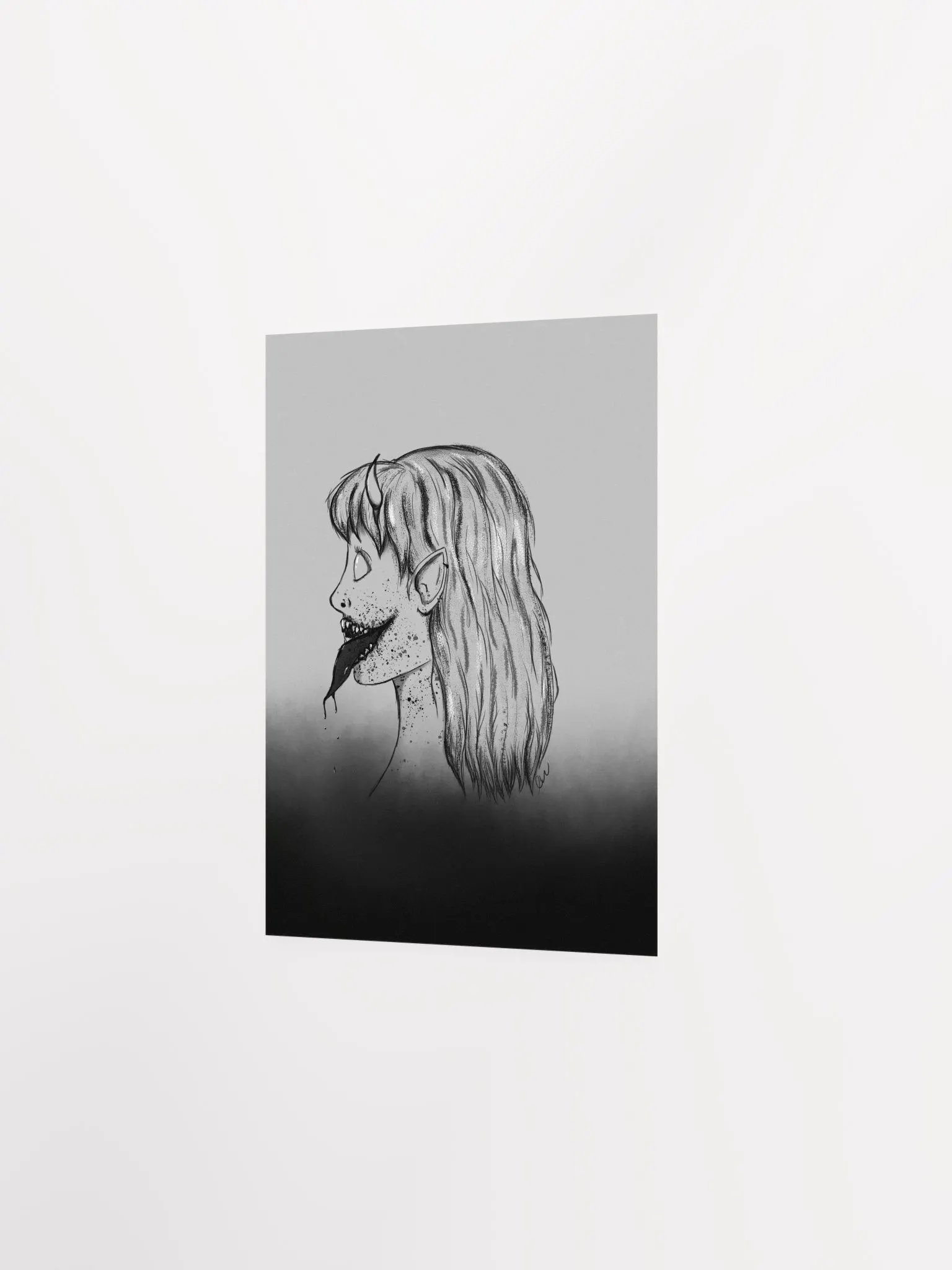 Dark demon elf print product image (6)
