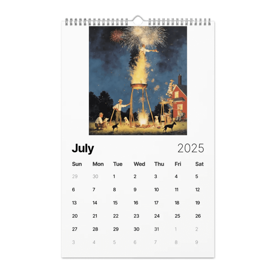 12 Great American Holidays - Wall Calendar for 2025 product image (8)