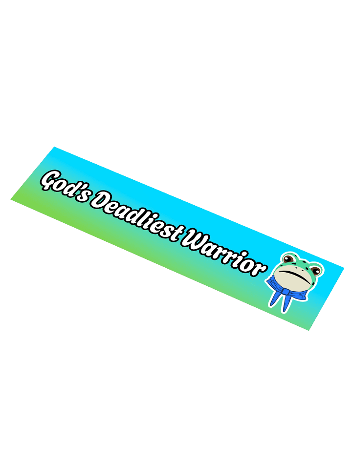 Frog Bumper Sticker product image (1)