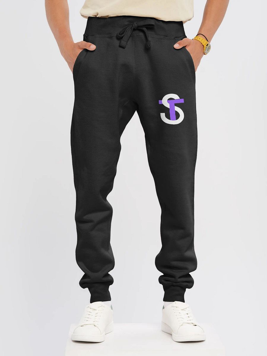 Fragmented Purple Fleece Joggers product image (3)