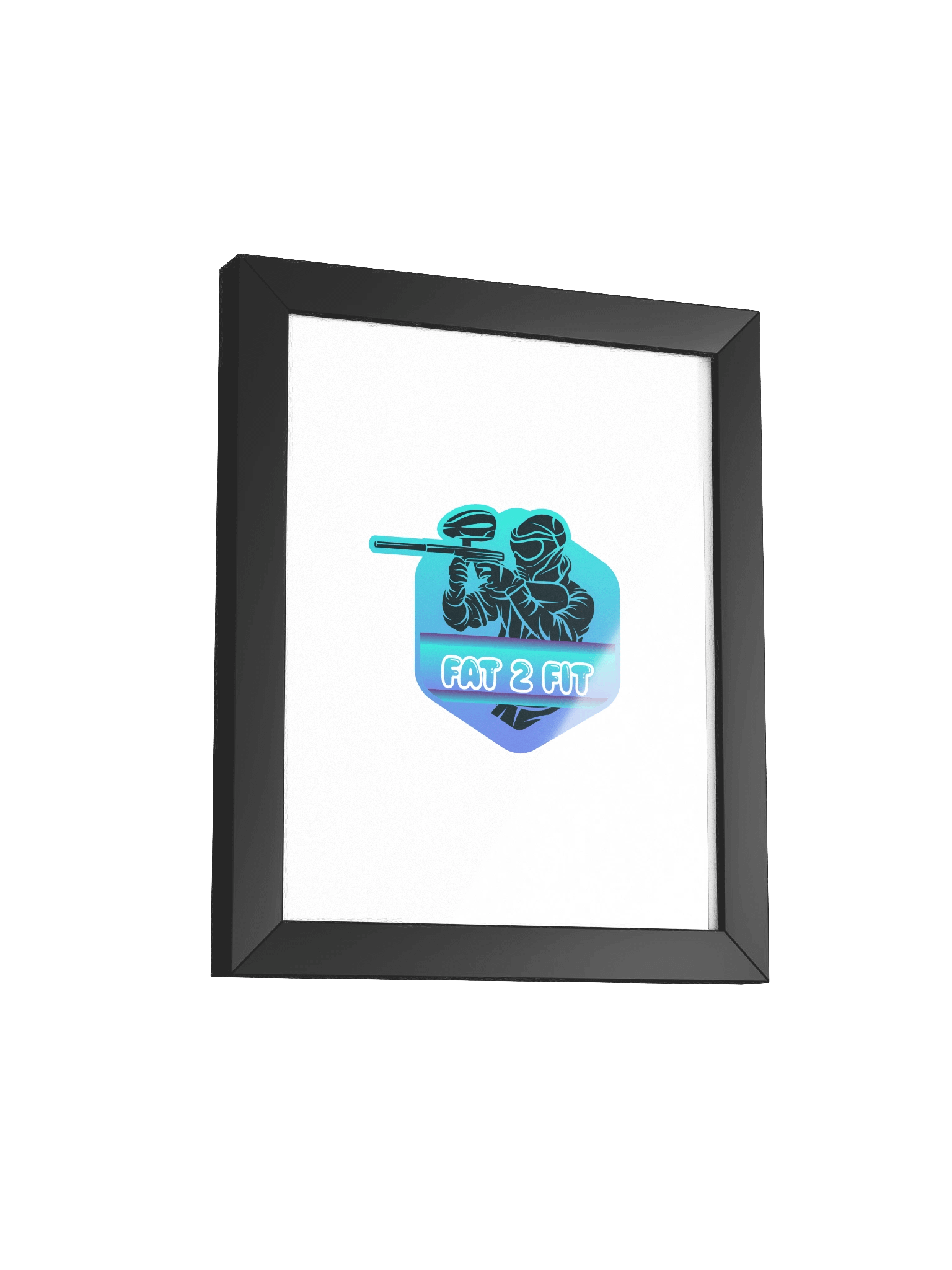 Action-packed Paintball Silhouette Poster product image (3)