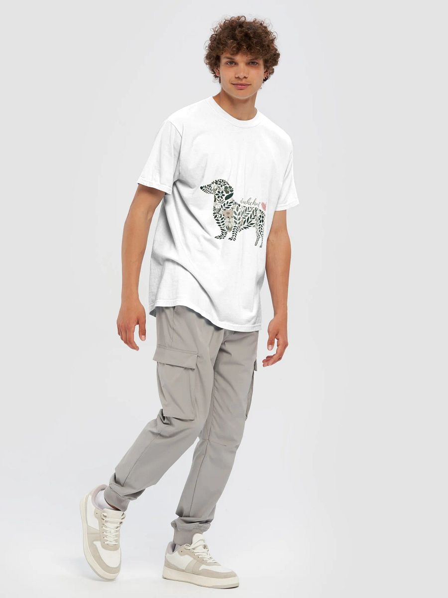 Floral Dachshund: Playful and Elegant Pet Silhouette product image (7)