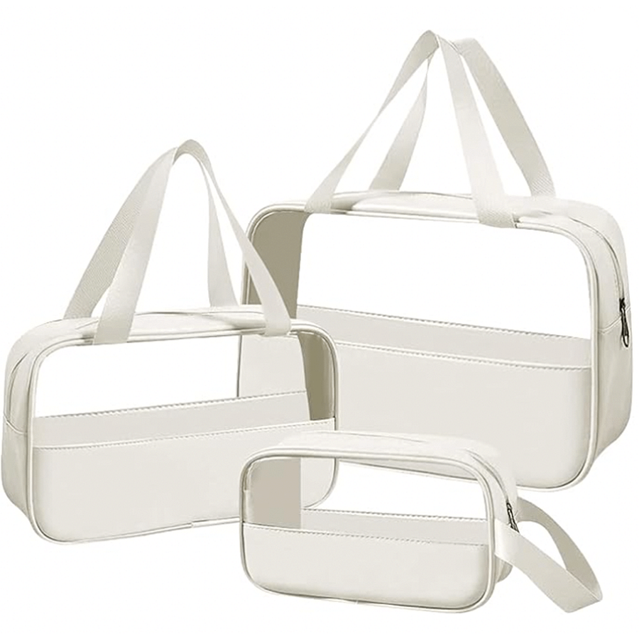 Travel Bag Transparent Toiletry Bag Organizer Bag with Zipper product image (7)
