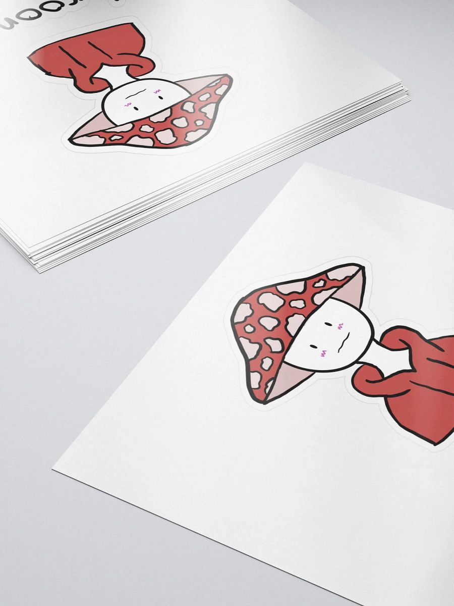 nervous shroomly sticker product image (5)