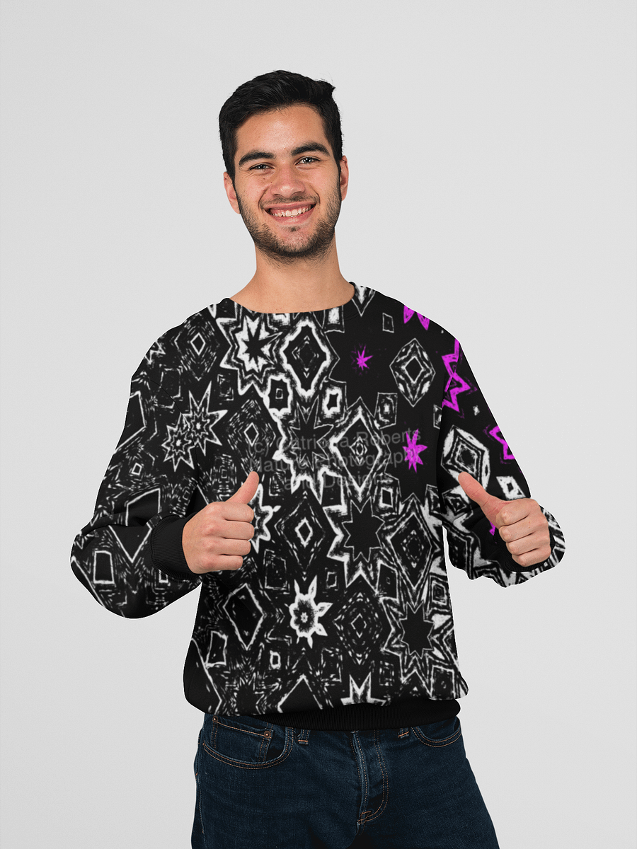 That Stars Pattern Again Unisex All Over Print Sweatshirt product image (5)