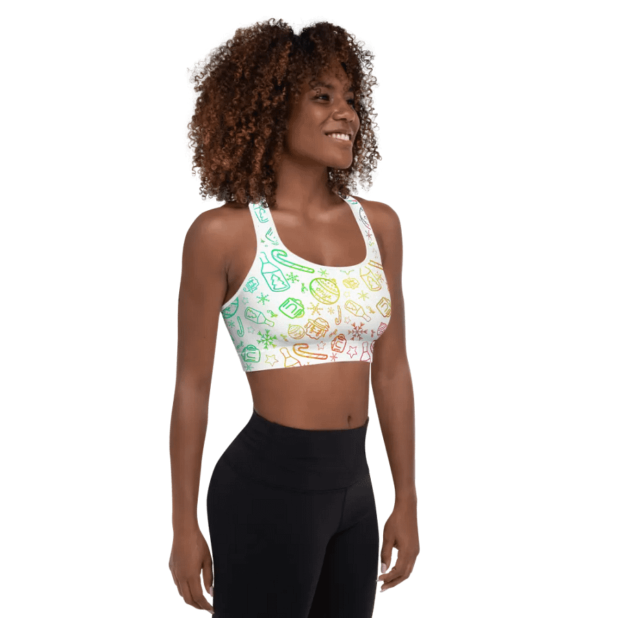 Limited Edition Christmas Rainbow Sports Bra product image (6)