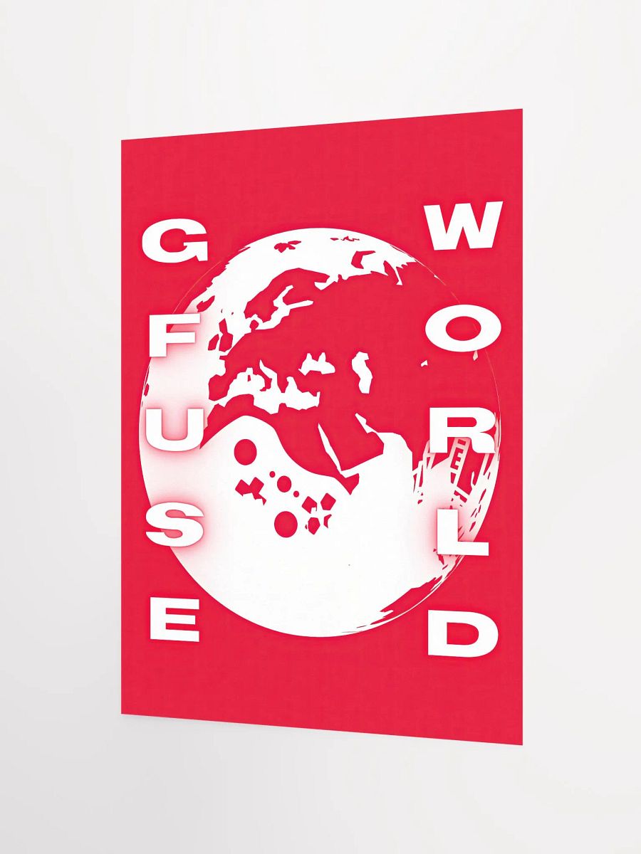 GFuse World Poster | Red product image (3)