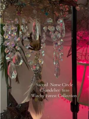 #suncatcher #witchtok #witchy #chandelier #witchcraft 
