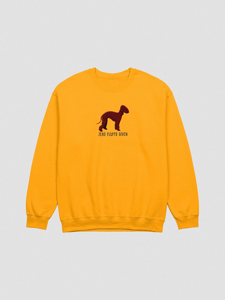 Zero Fluffs Given Sweatshirt (Embroidered) of a Bedlington Terrier(Liver) product image (10)