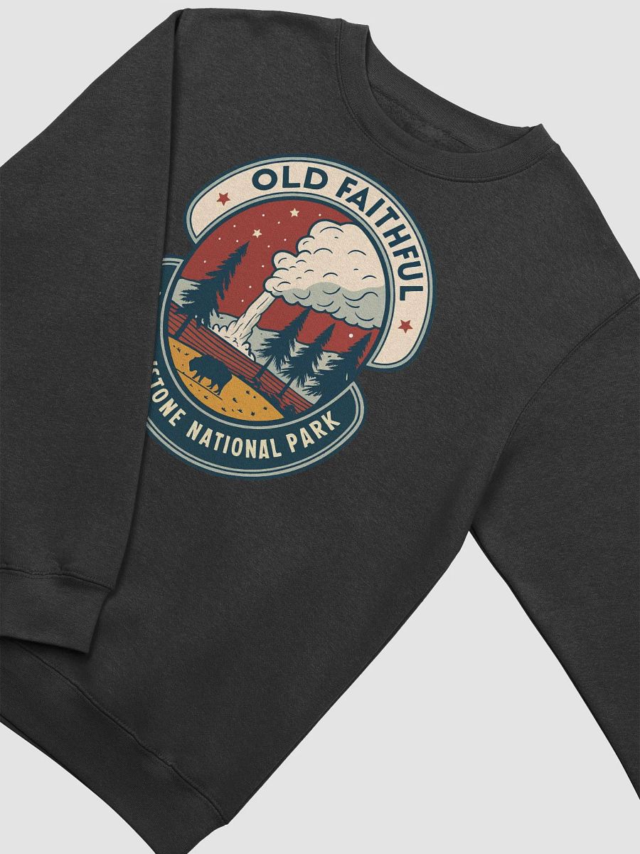 Old Faithful Yellowstone Badge Sweatshirt product image (17)
