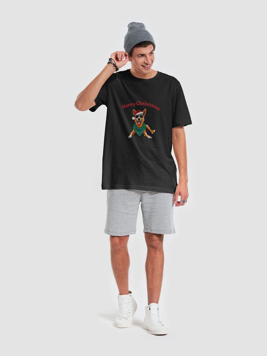 Festive Dingo Merry Christmas T-Shirt - Red product image (6)