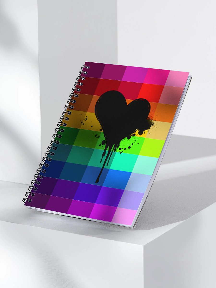 Bleeding Heart Spiral Notebook product image (3)