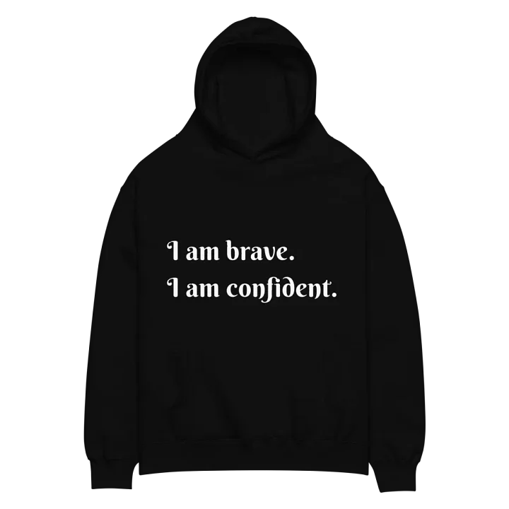 Brave & Confident Oversized Hoodie product image (2)