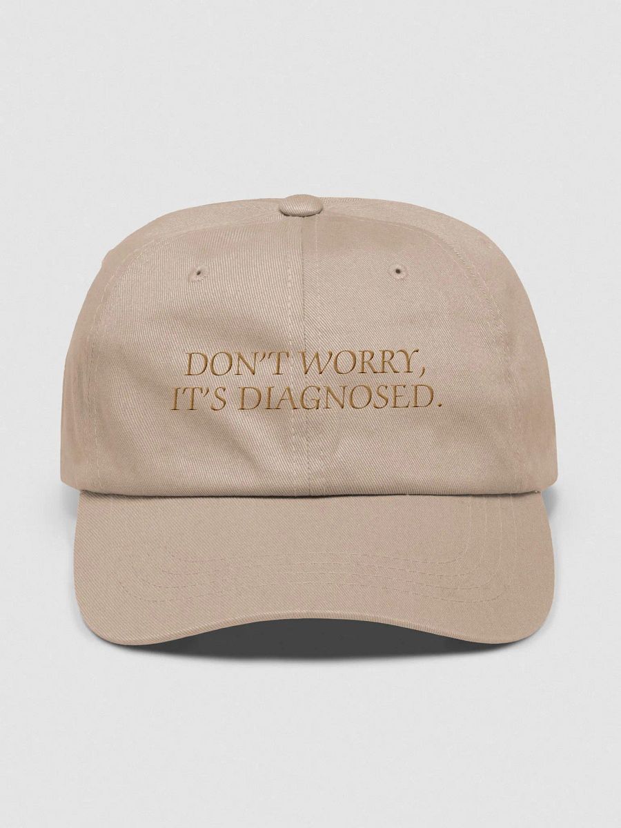DW, IT'S DIAGNOSED. (brass thread) classic dad hat product image (49)