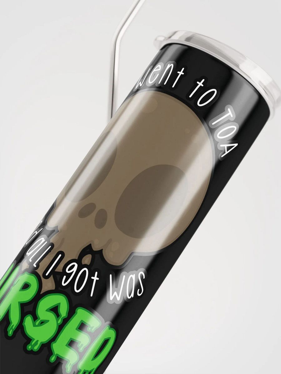 All I Got Was Cursed - Warrior - Tumbler w/Straw product image (5)
