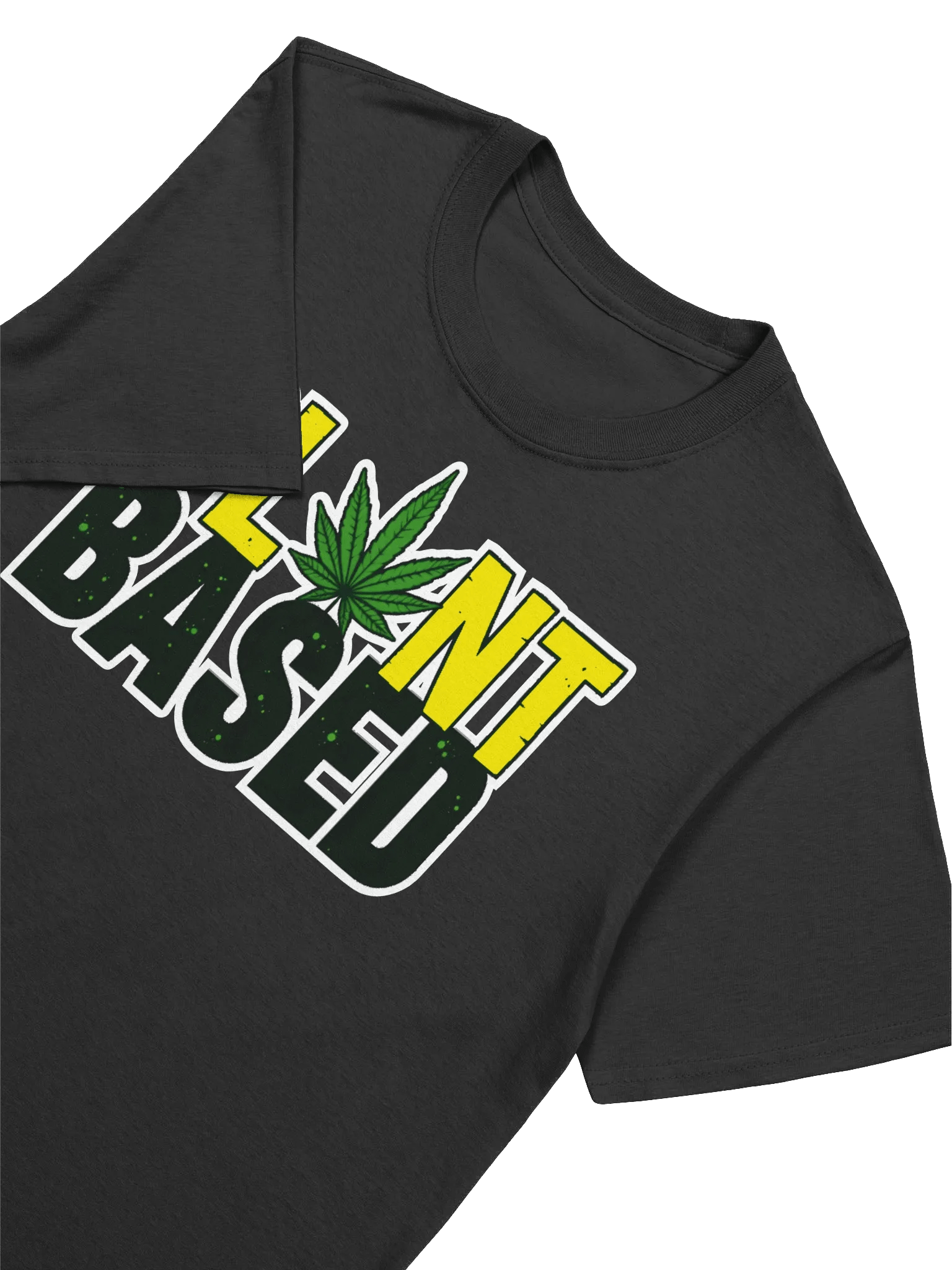 Plant-Based and Proud-Cannabis Leaf Graphic T-Shirt product image (20)