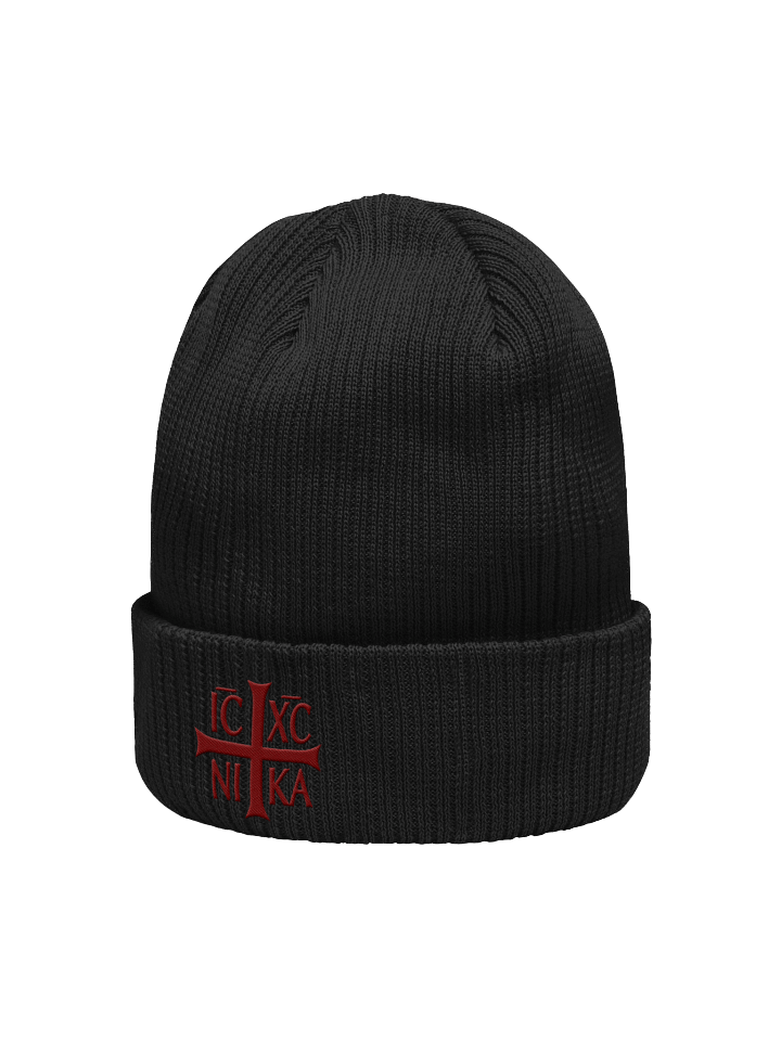 Maroon IC XC NIKA Atlantis Organic Ribbed Beanie product image (5)