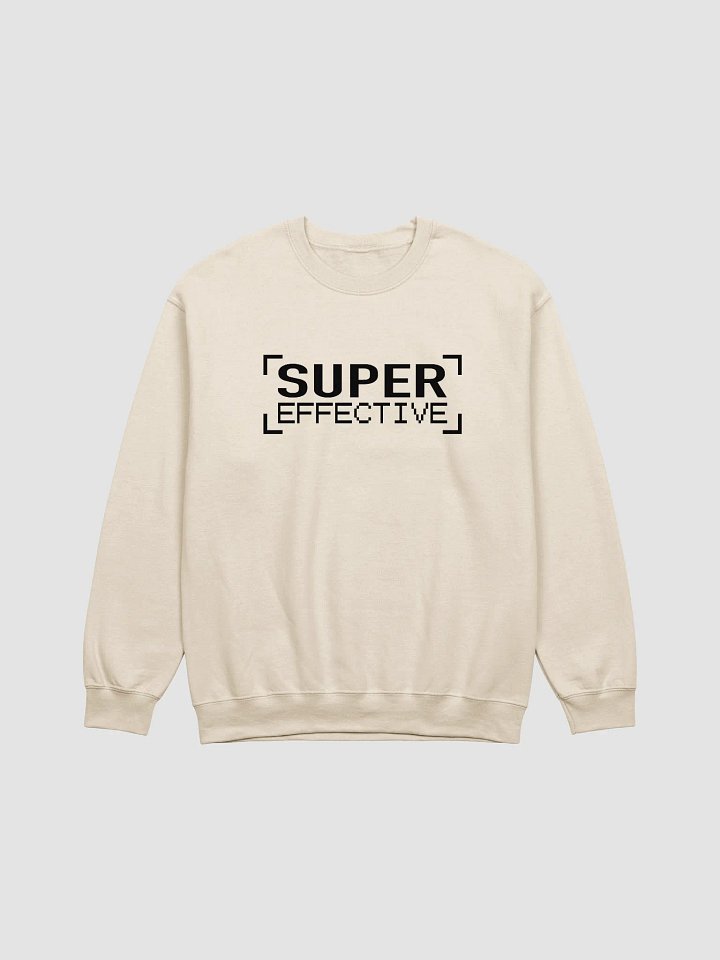Super Effective Crewneck (Black Text) product image (2)
