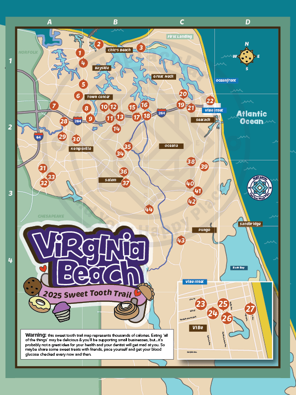 Hampton Roads Sweet Tooth Map Bundle - Digital Download product image (6)