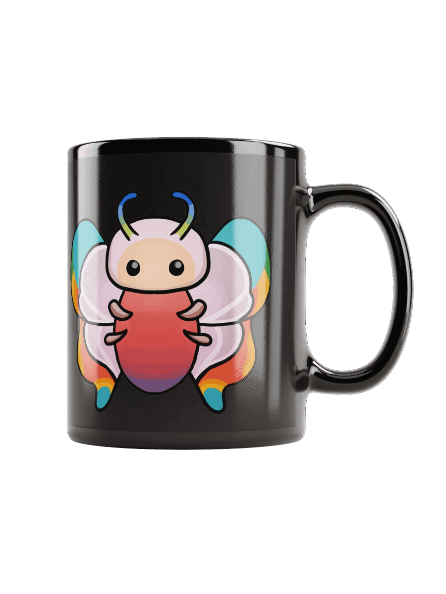 Palia Rainbow Butterfly - Black Glossy Mug product image (5)
