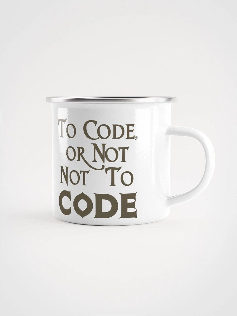 The Coder's Soliloquy Mug: To Code or Not to Code