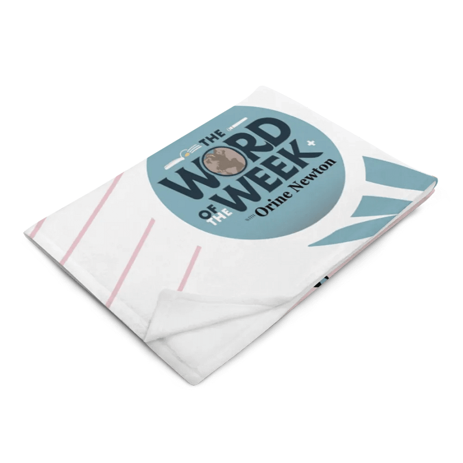 Word of the Week - Plush Blanket product image (6)