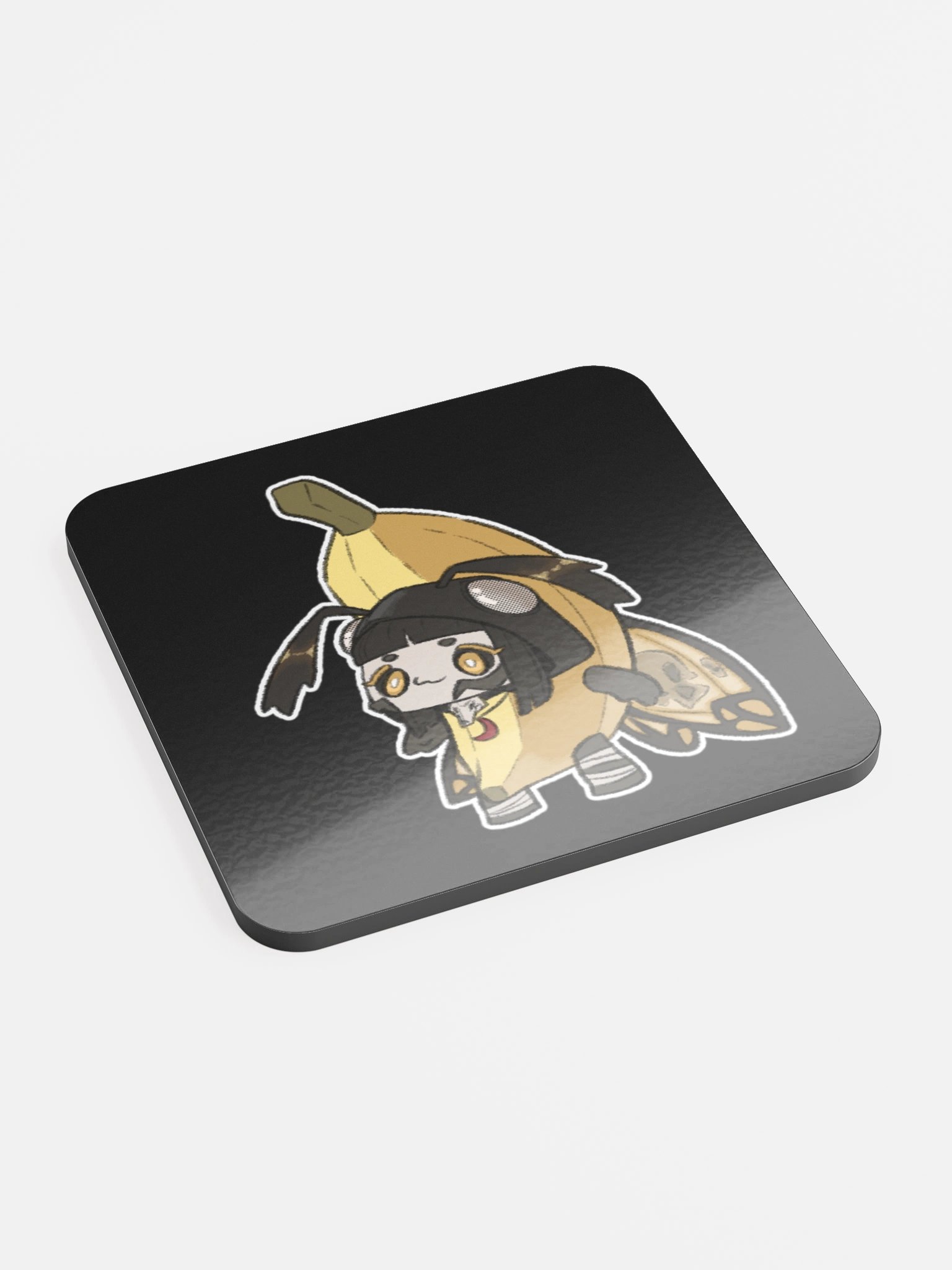 Banana-Muuki Glossy Coaster product image (2)